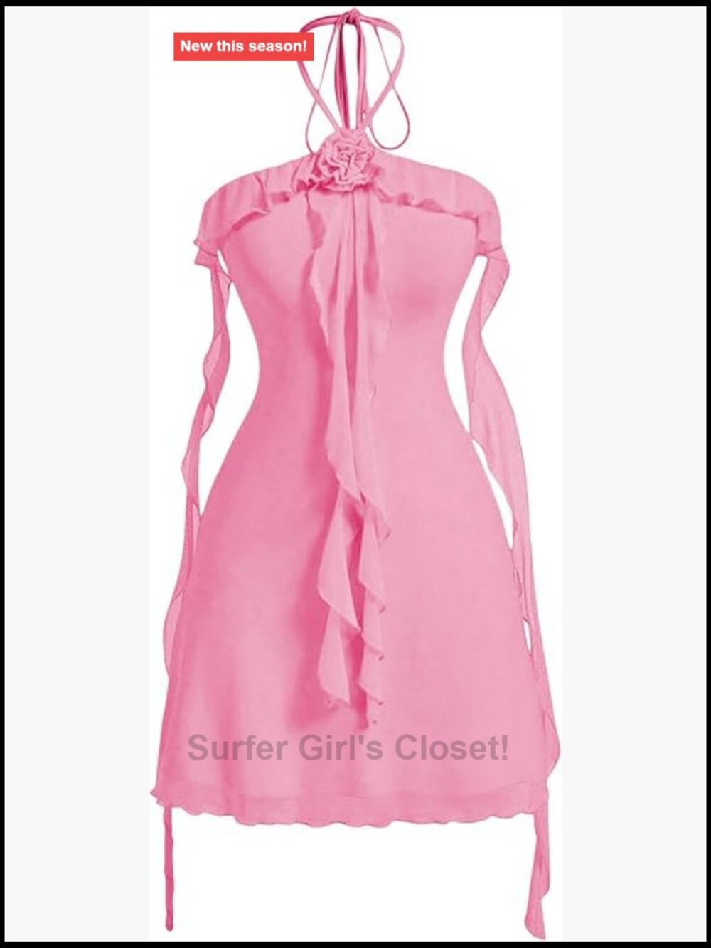 Women's Halter Strapless Club Y2K Cocktail Birthday Mini Dress